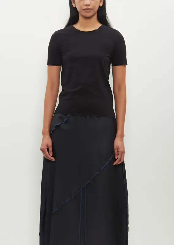 Second Skin Tee — Black sold by La Garconne