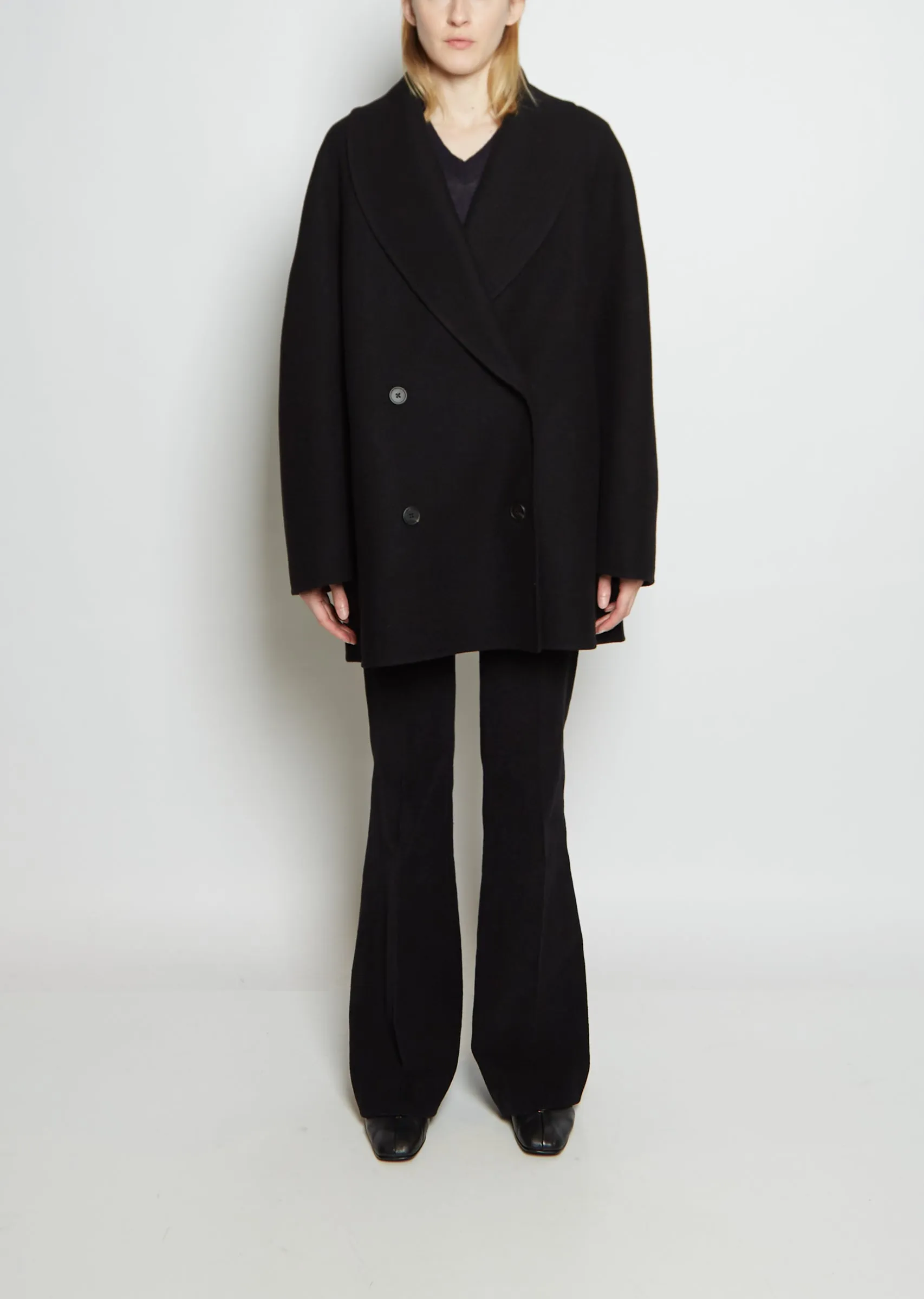 Wool Cashmere Polli Jacket — Black sold by La Garconne