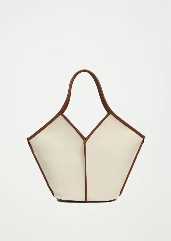 Calella Bag — Beige/Chestnut sold by La Garconne
