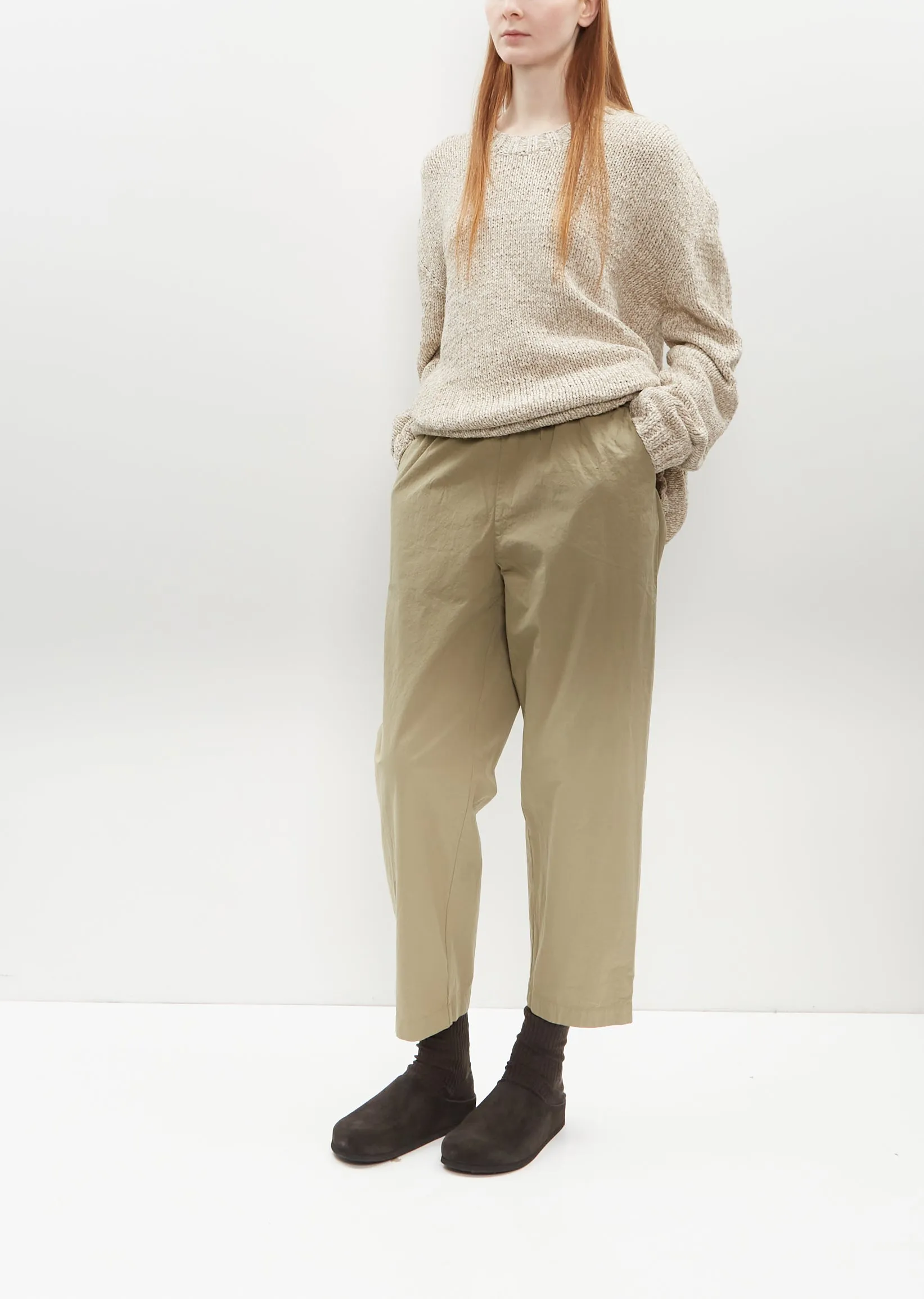 Fabi Italian Cotton Pant — Sesame sold by La Garconne product image thumbnail 4