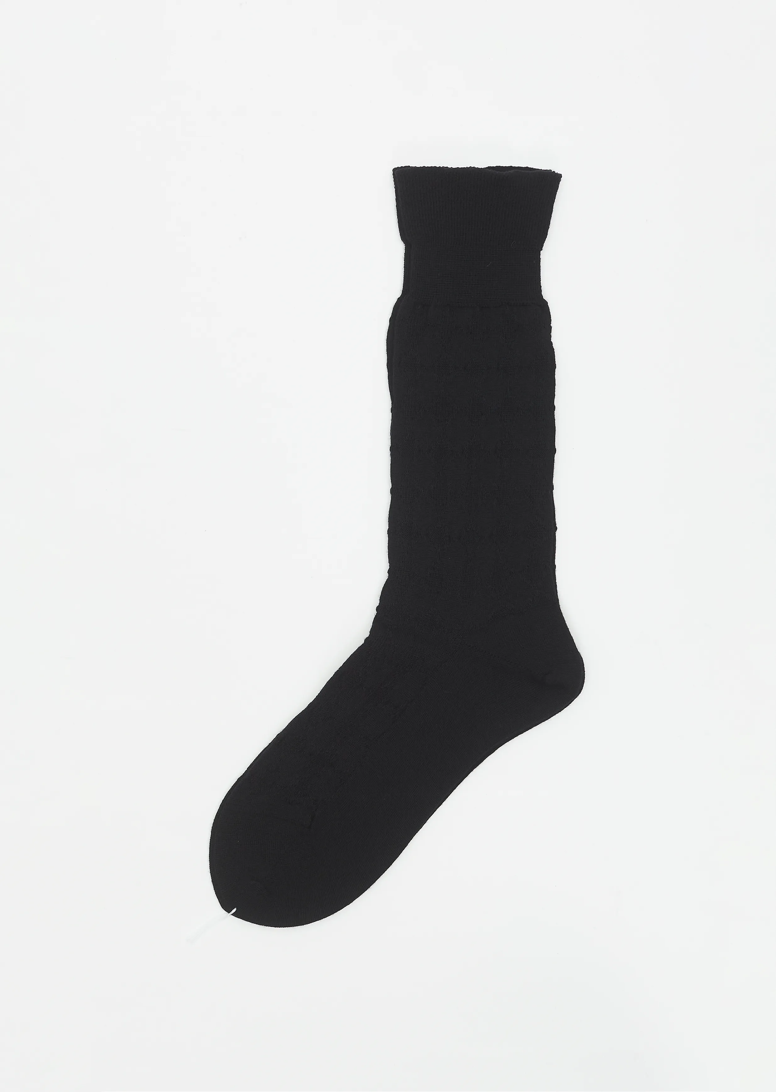Super Merino Links Sock — Black sold by La Garconne
