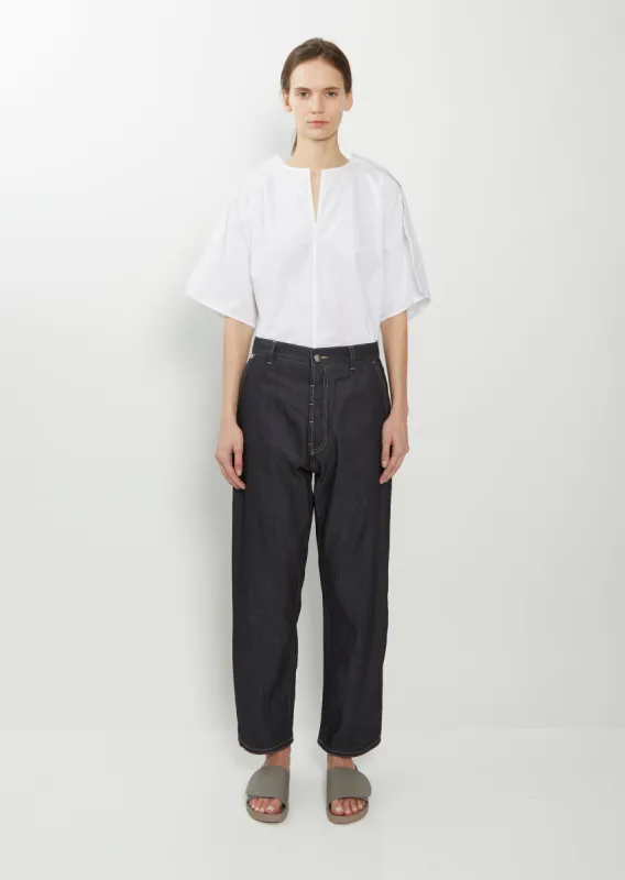 Pavane Denim Pant — Midnight sold by La Garconne