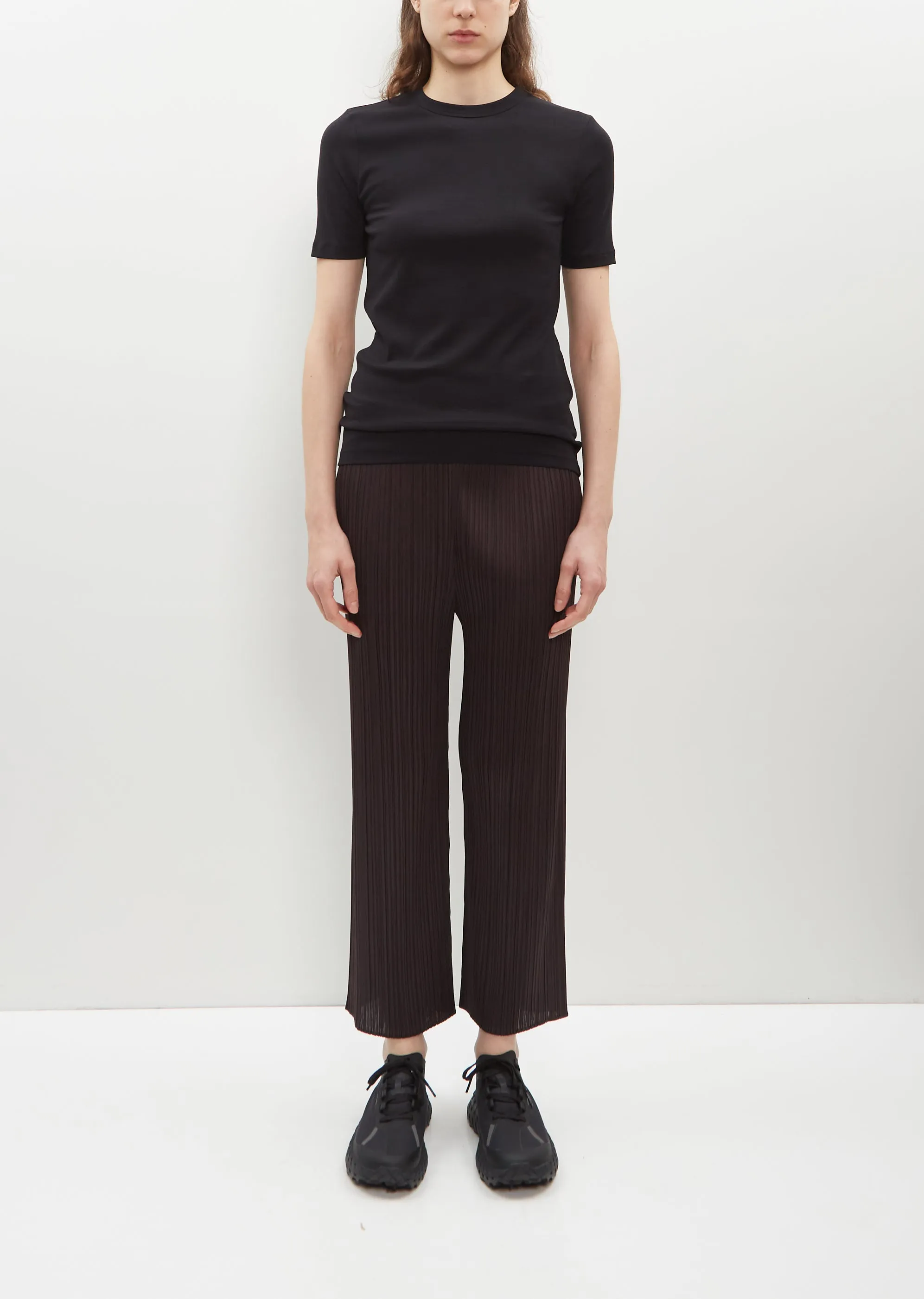 Classic Rib Tee — Black sold by La Garconne product image thumbnail 4