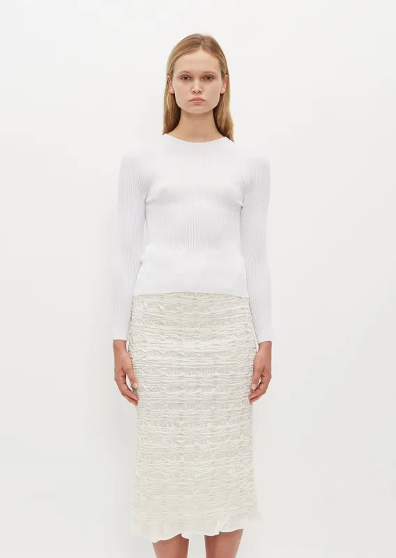 Jayla Top — White sold by La Garconne