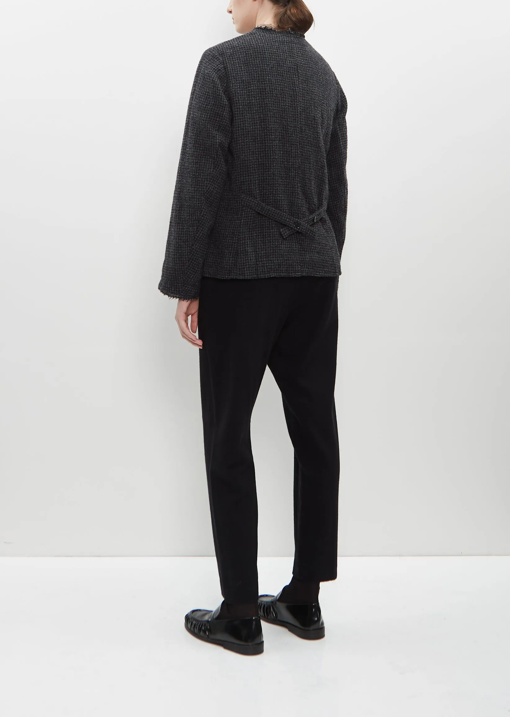 Wool Gauze Houndstooth Jacket sold by La Garconne product image thumbnail 3