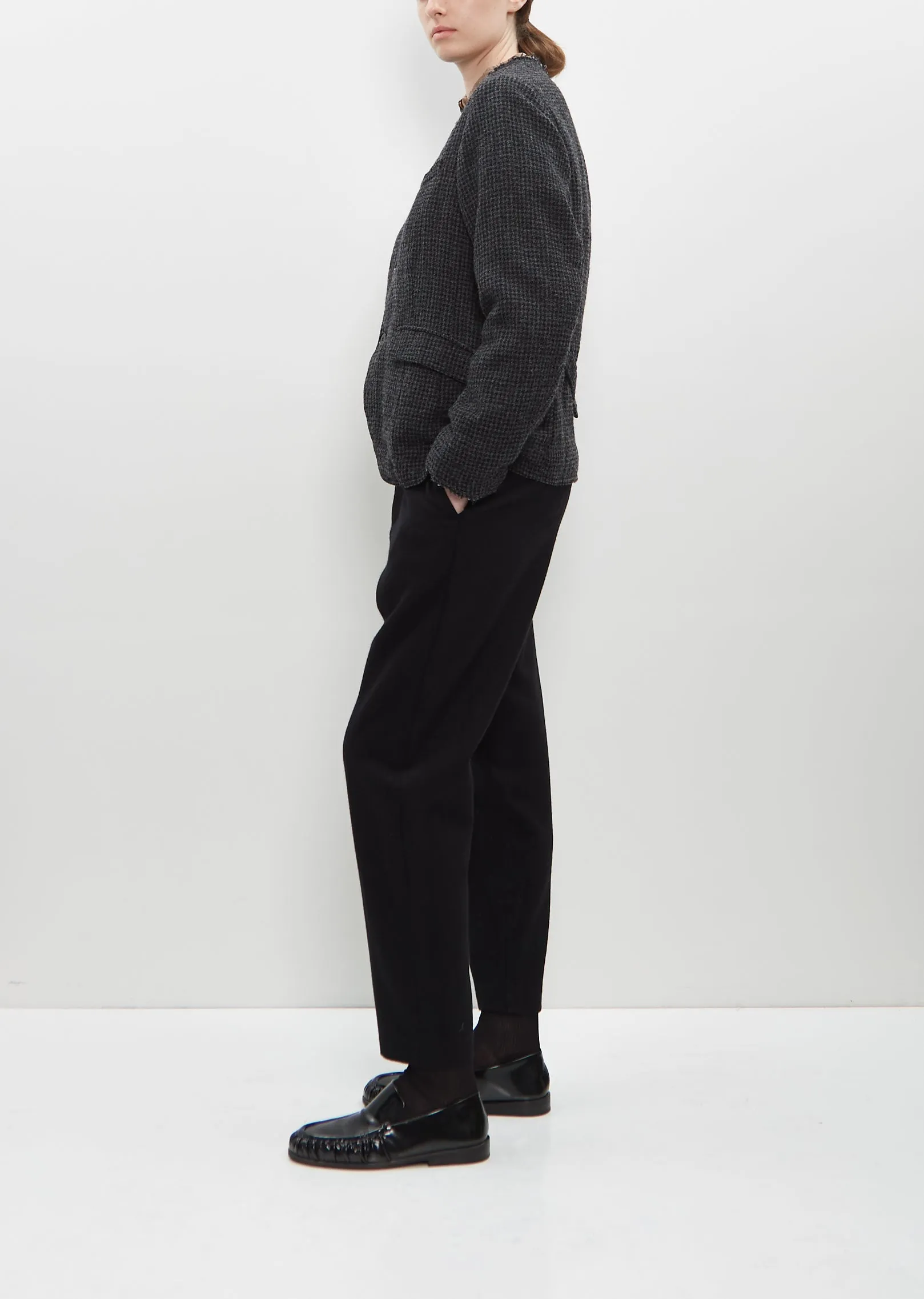 Wool Gauze Houndstooth Jacket sold by La Garconne product image thumbnail 2