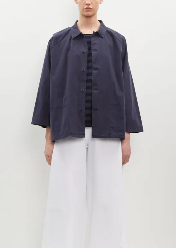Ermou Cotton Blend Jacket - Atlantic sold by La Garconne