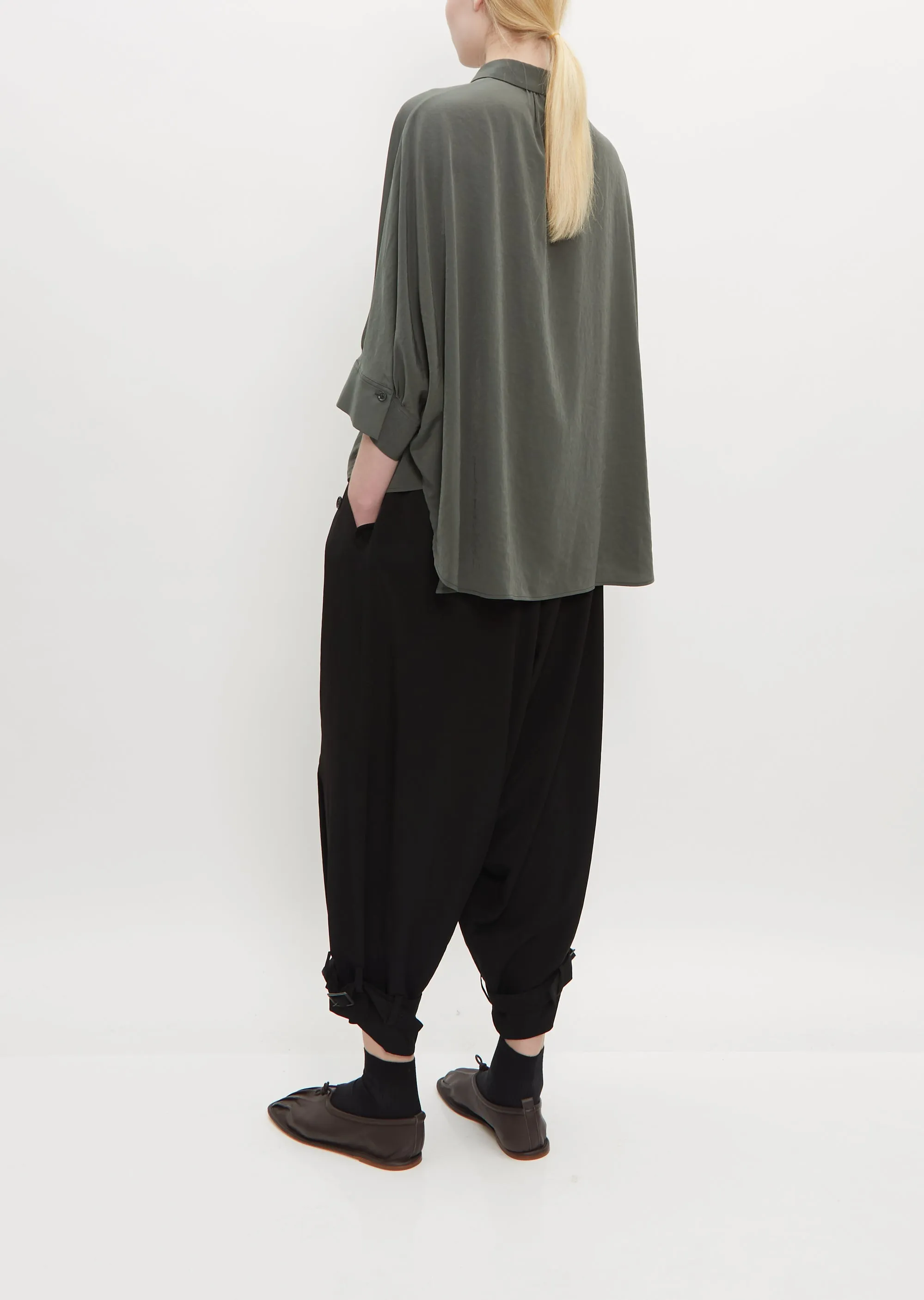 Short Sleeve Cape Shirt sold by La Garconne product image thumbnail 4