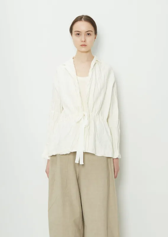 Azuma-daki Wrinkle Jacket sold by La Garconne