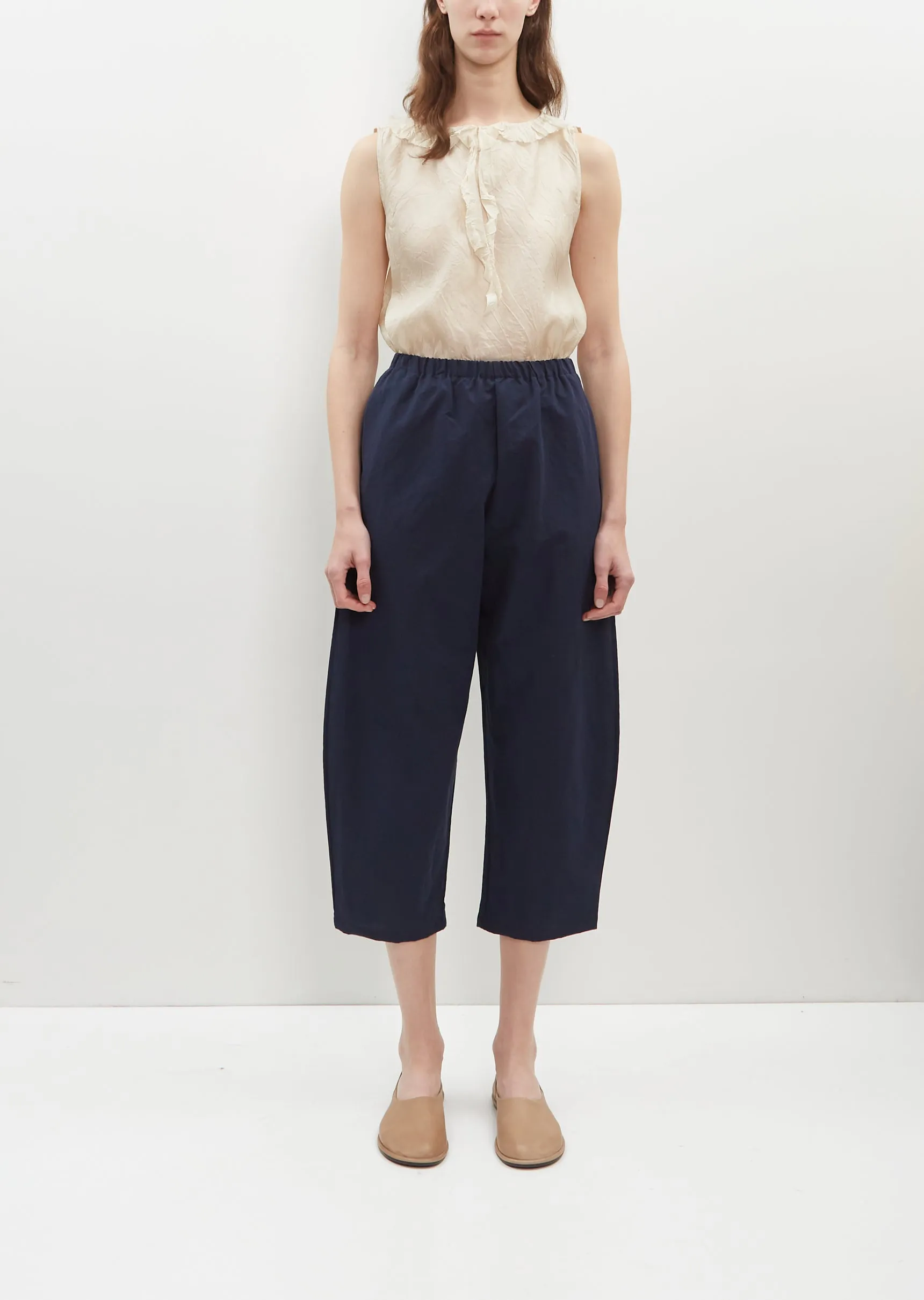 Cotton Linen Cropped Balloon Pants sold by La Garconne