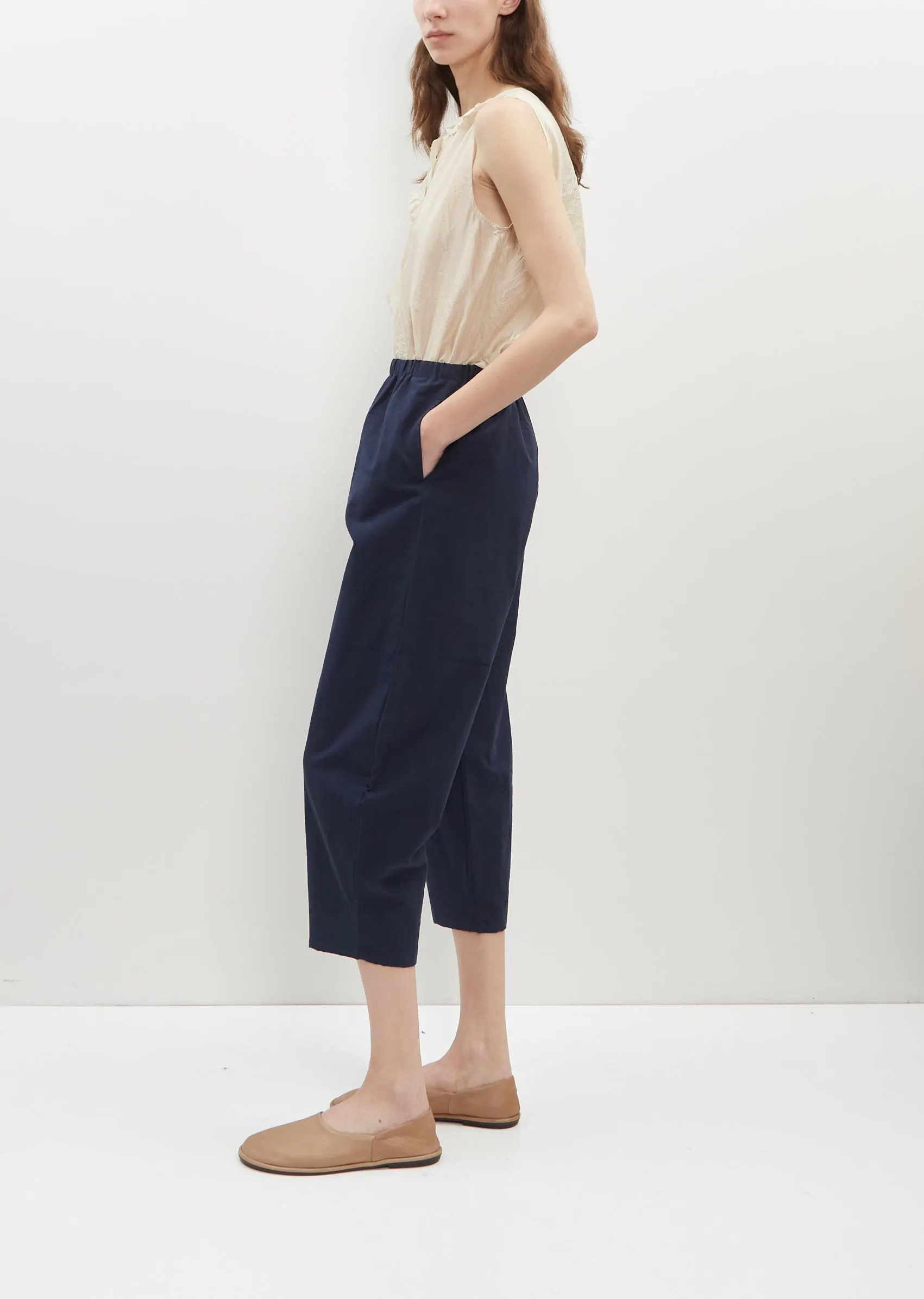 Cotton Linen Cropped Balloon Pants sold by La Garconne product image thumbnail 2