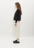 Hand Knit Alpaca and Wool Vest — Slate sold by La Garconne