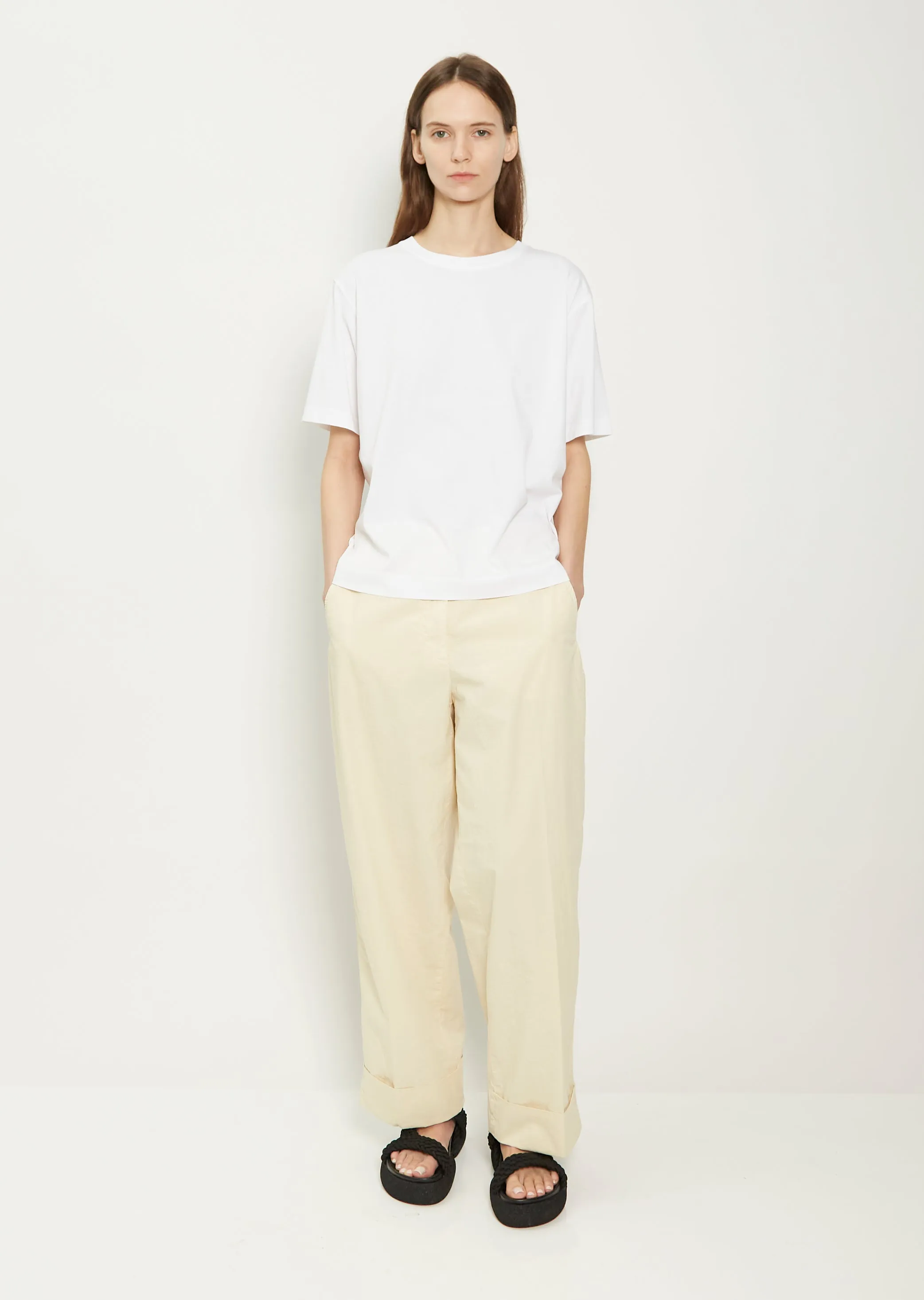 Heydu Cotton T-Shirt —White sold by La Garconne product image thumbnail 4