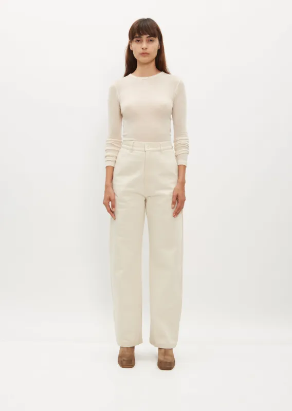 Timothy Organic Cotton Trouser sold by La Garconne