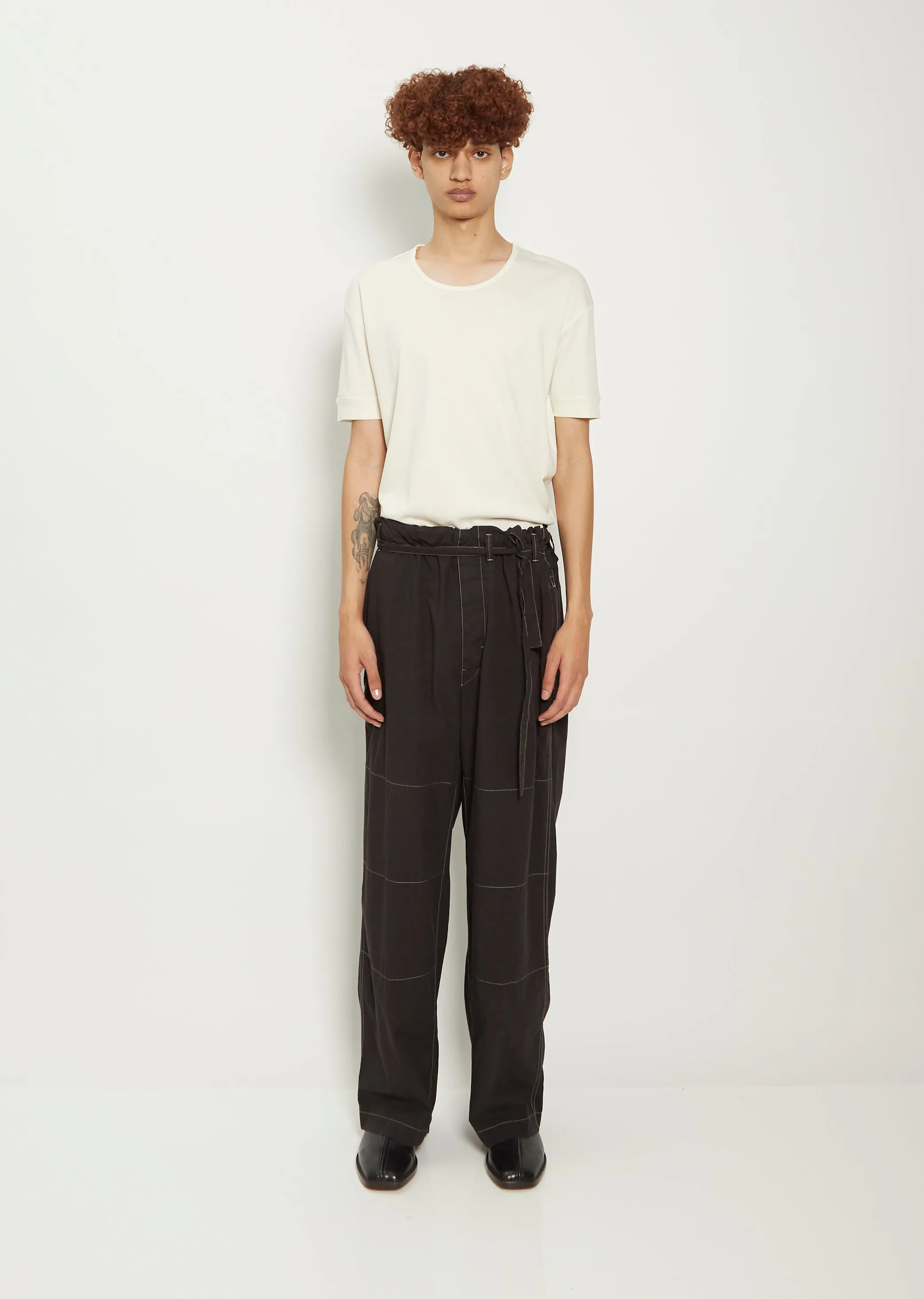 Men's Judo Cotton Pants — Black sold by La Garconne product image thumbnail 2