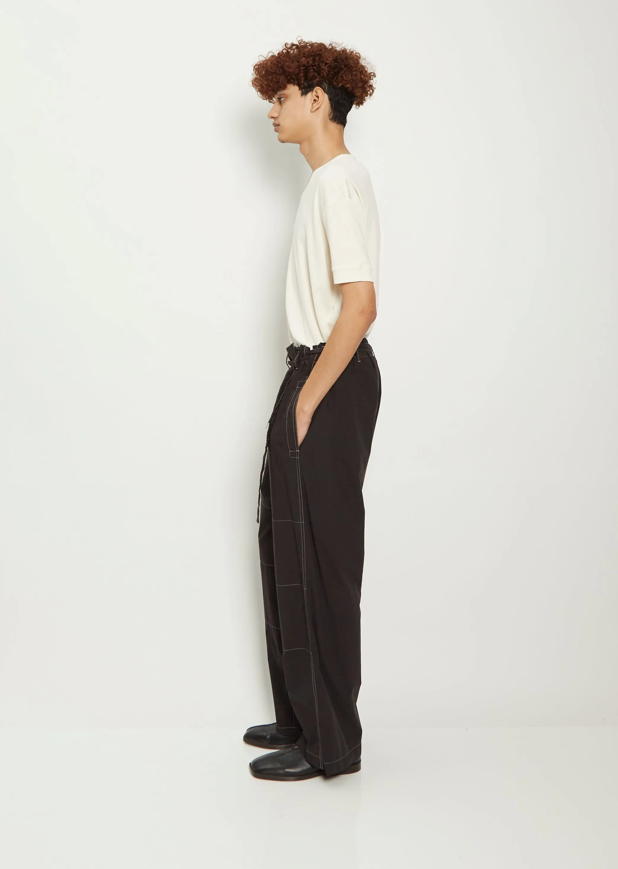 Men's Judo Cotton Pants — Black sold by La Garconne product image thumbnail 3
