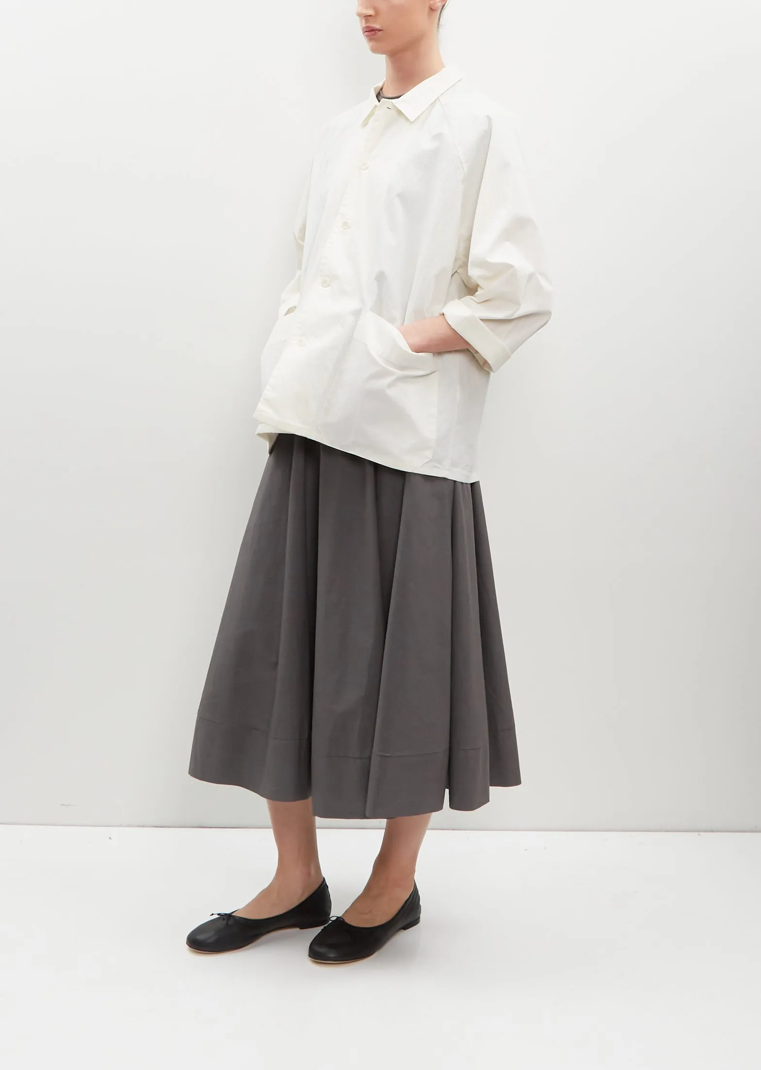 Ermou Cotton Blend Jacket - Winter White sold by La Garconne product image thumbnail 3