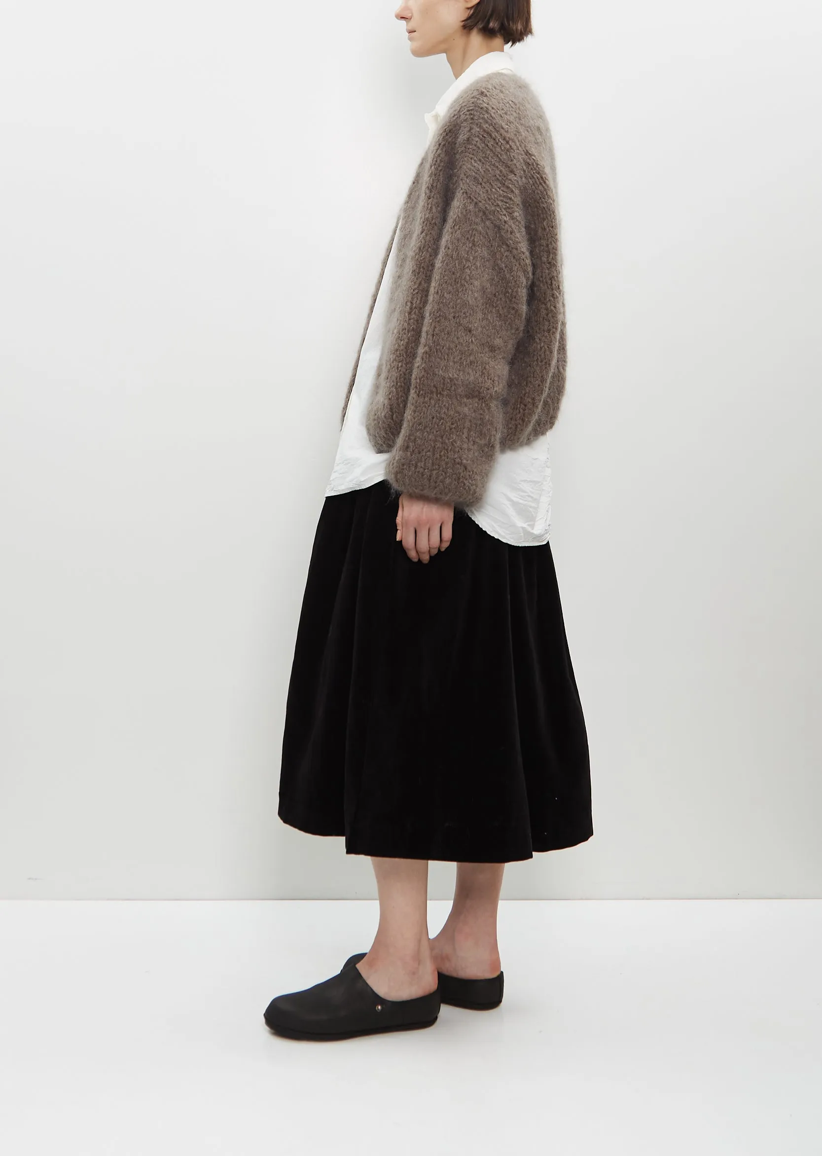 Short Cardigan — Khaki sold by La Garconne product image thumbnail 2