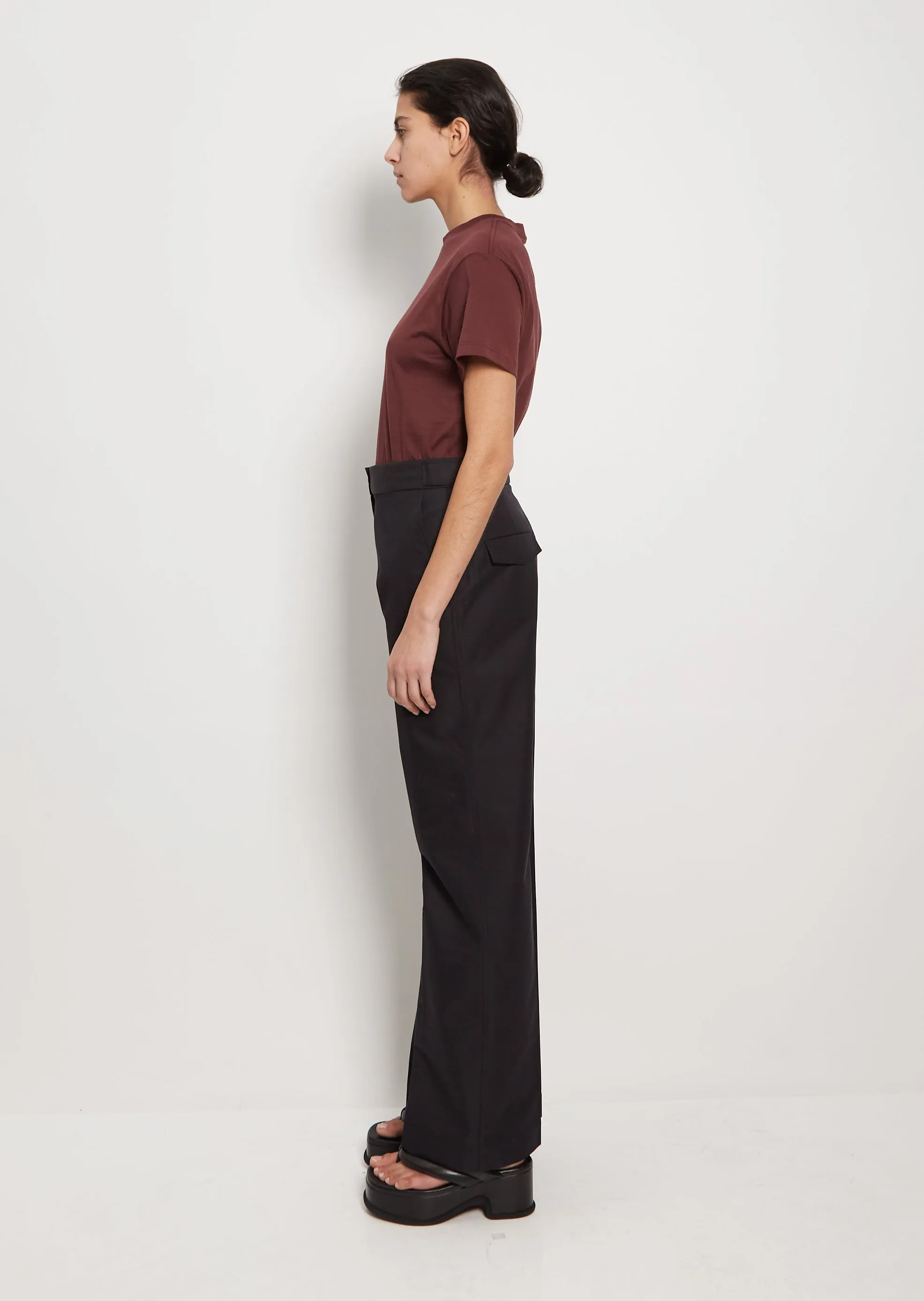 Reynosa Cotton Polyester Straight Trousers sold by La Garconne product image thumbnail 2
