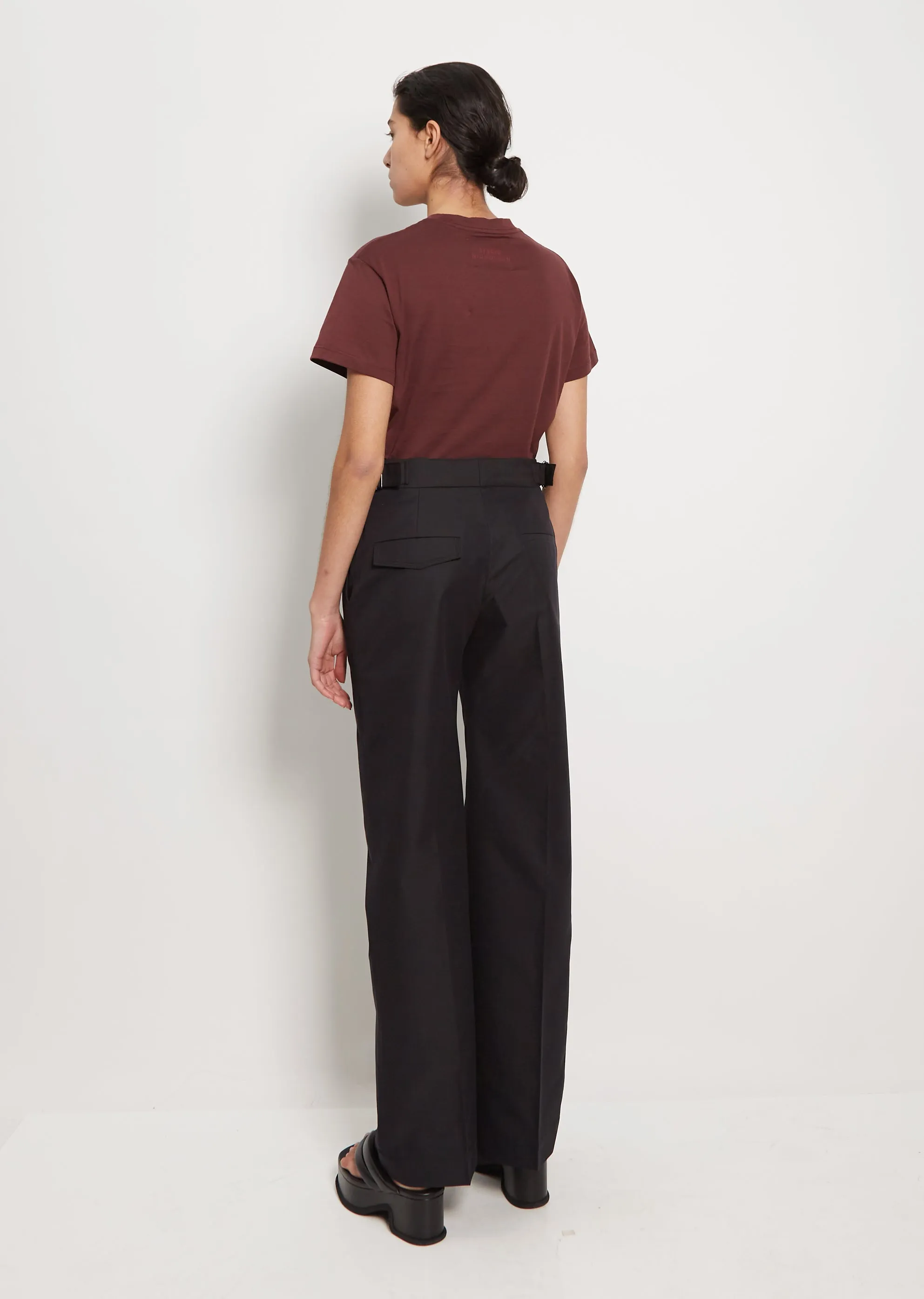 Reynosa Cotton Polyester Straight Trousers sold by La Garconne product image thumbnail 3