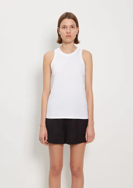 Poso Cotton Tank Top sold by La Garconne
