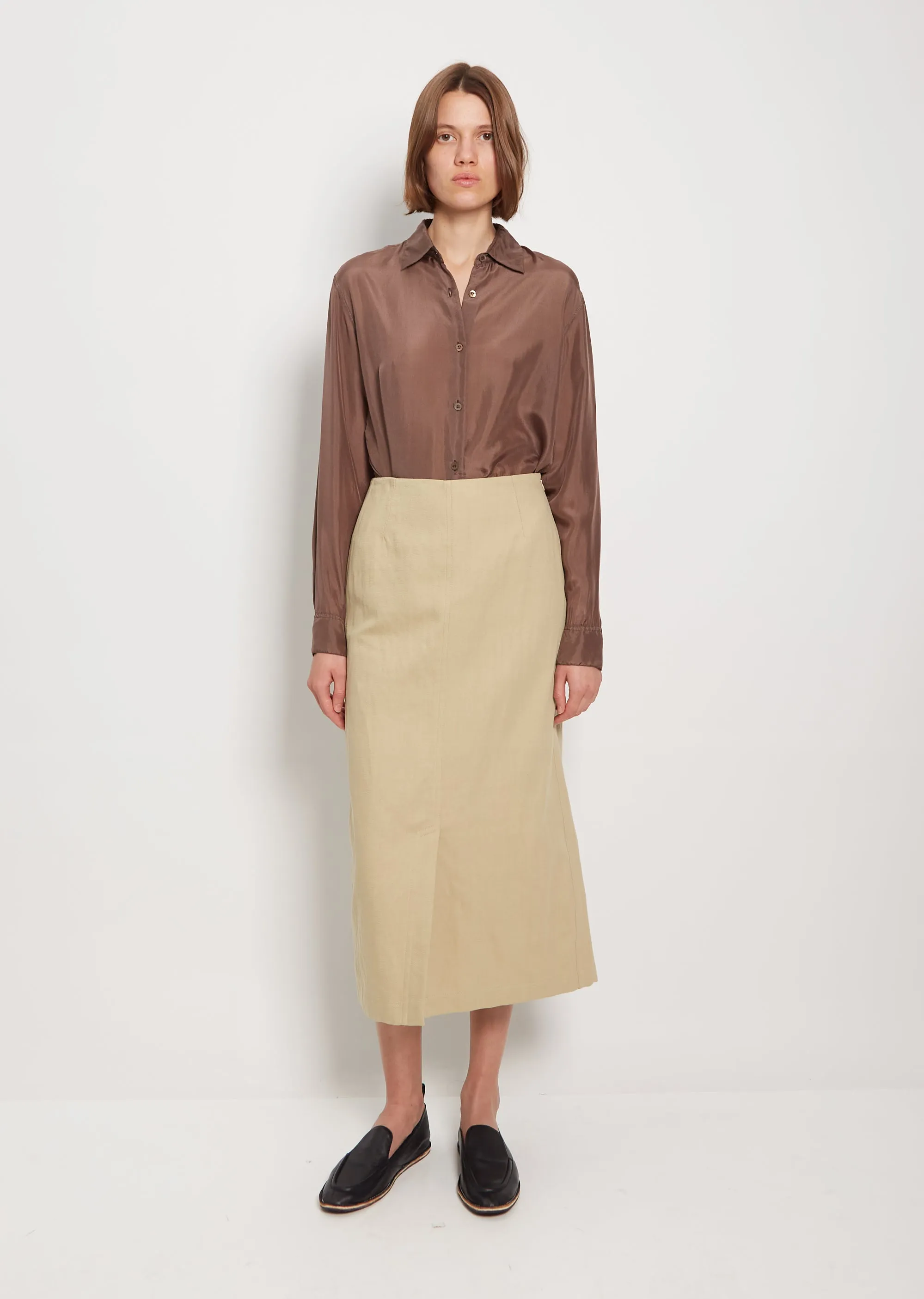 Sheelams Cotton Linen Skirt sold by La Garconne product image thumbnail 2