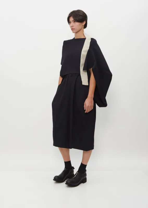 Wide Leg Cropped Gabardine Pants sold by La Garconne