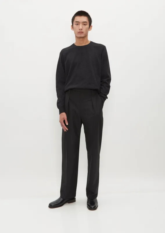 Men's One Pleat Pants sold by La Garconne