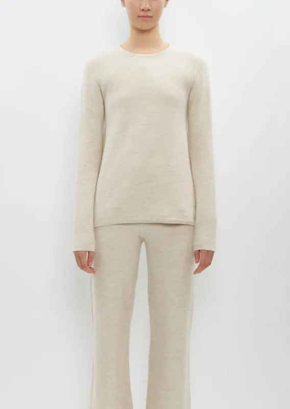 Bell Crewneck — Ecru sold by La Garconne