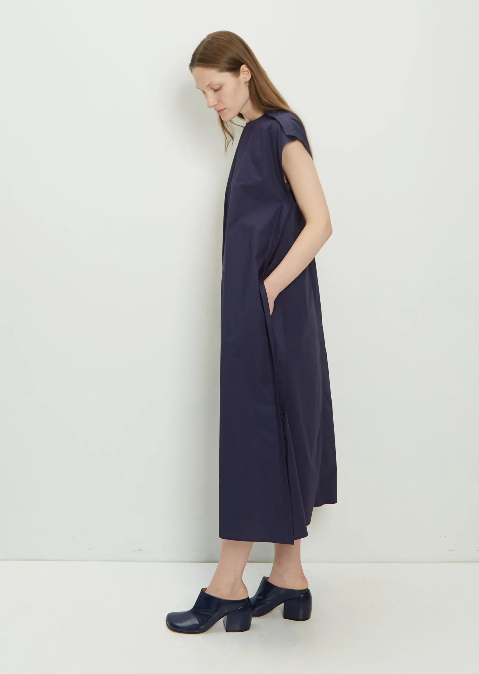 Dimi A-Line Dress — Dark Blue sold by La Garconne product image thumbnail 2