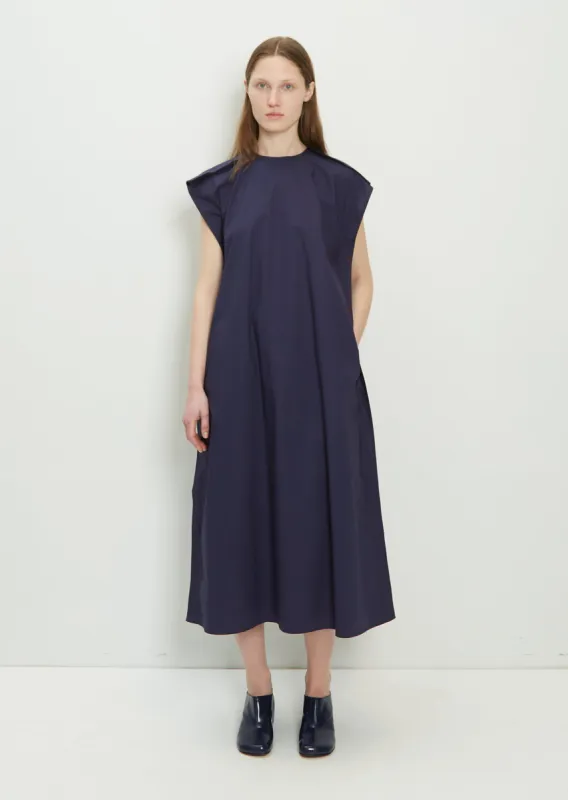 Dimi A-Line Dress — Dark Blue sold by La Garconne