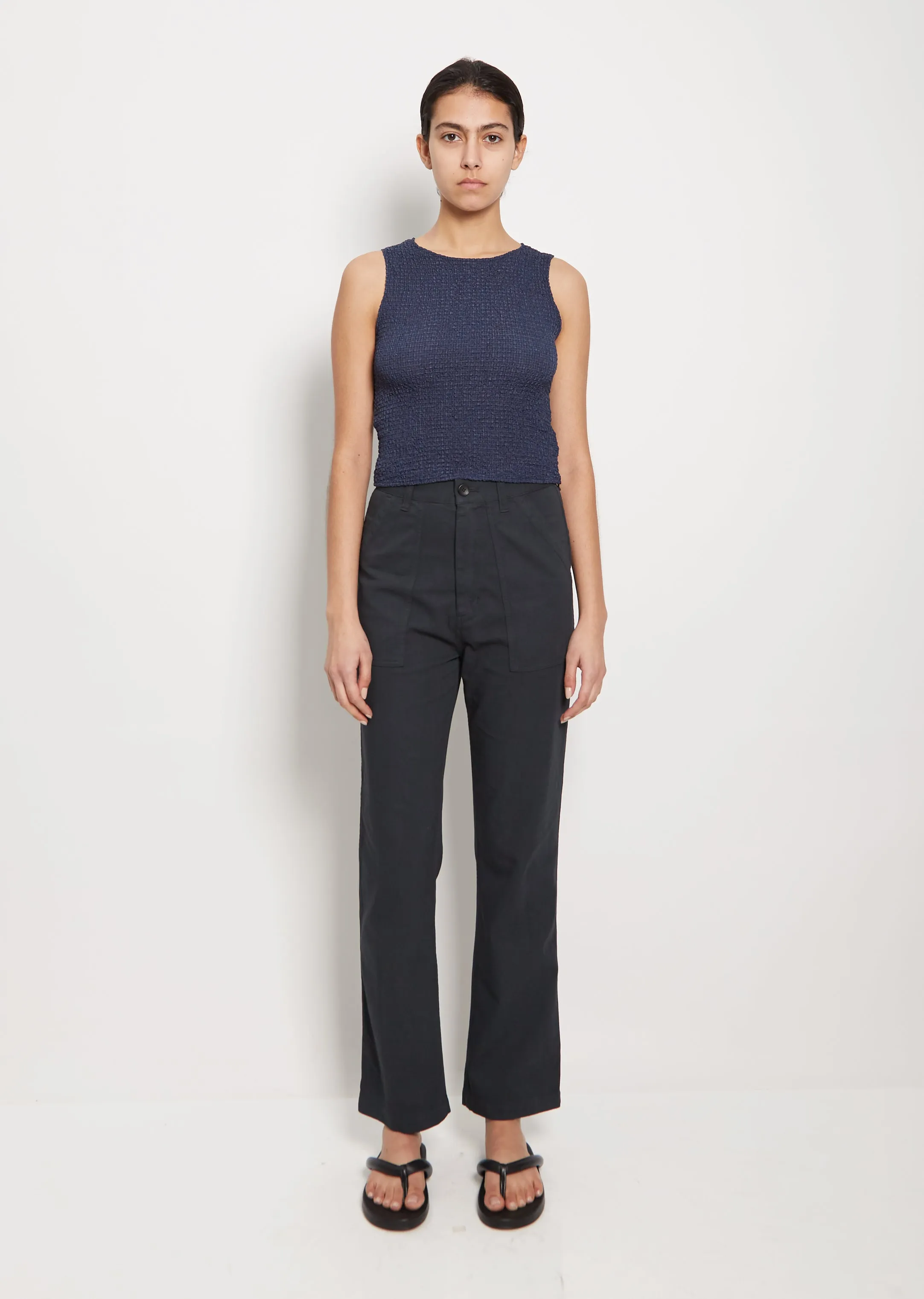 Cotton Venetian Fatigue Pants sold by La Garconne