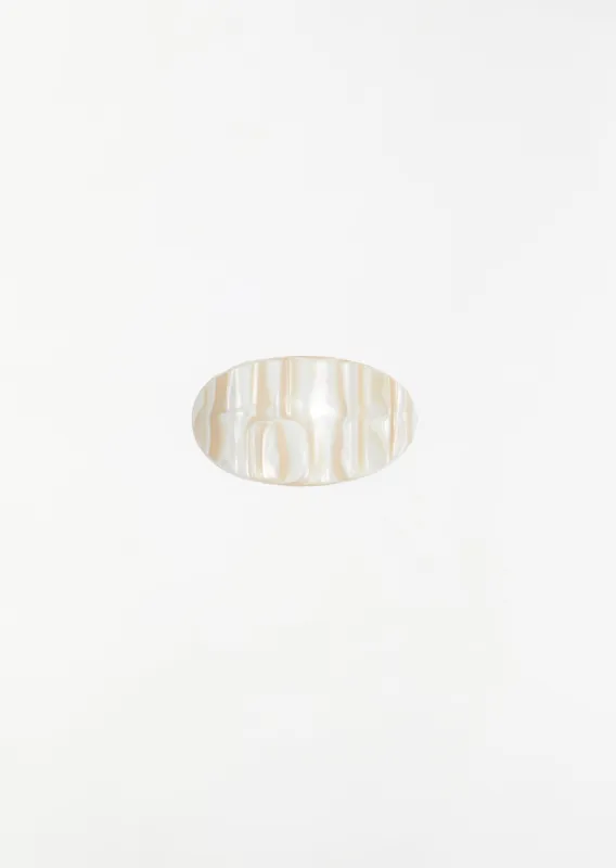 Coupole Clip — Mother-Of-Pearl made by La Garconne