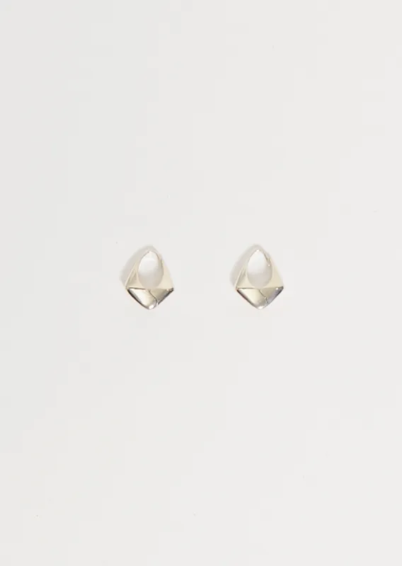 Large Pyramid Hoops sold by La Garconne