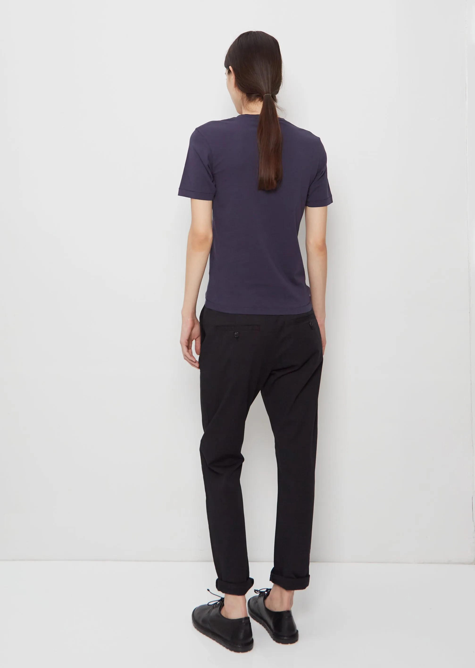 Tiny Organic Cotton Tee — Dark Navy sold by La Garconne product image thumbnail 3