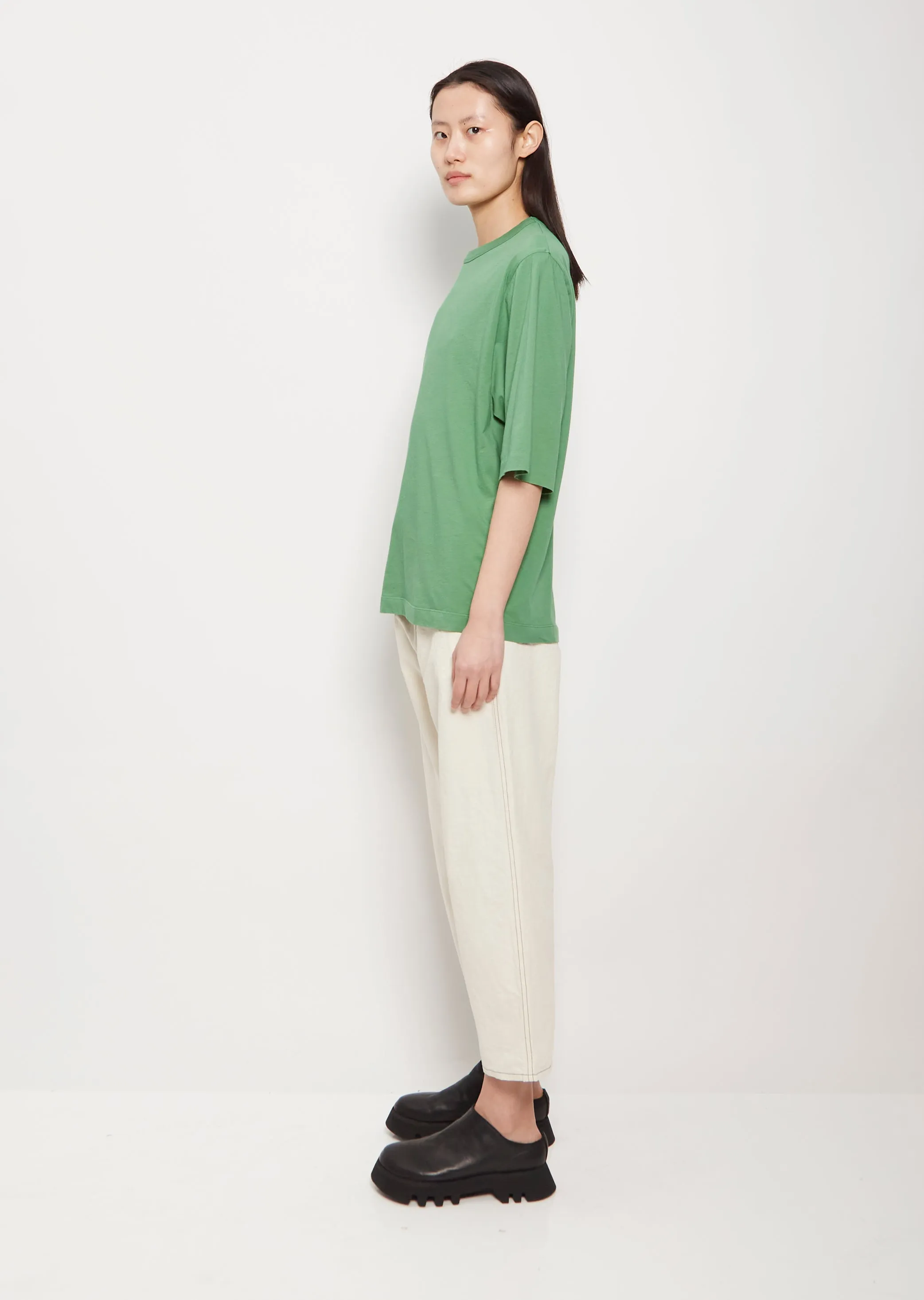 Buria Cotton Tee — Salvia Green sold by La Garconne product image thumbnail 2