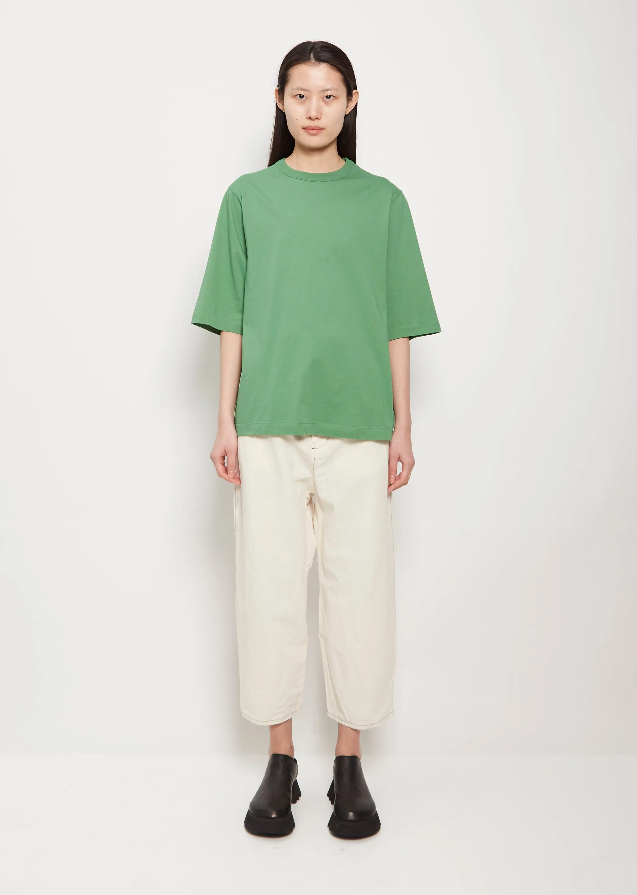 Buria Cotton Tee — Salvia Green sold by La Garconne product image thumbnail 4