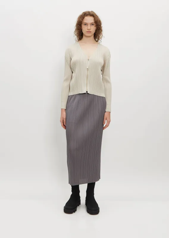 Pleated Midi Skirt sold by La Garconne