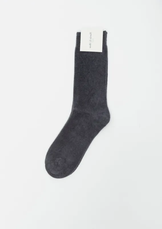 Velvet Socks — Grey sold by La Garconne