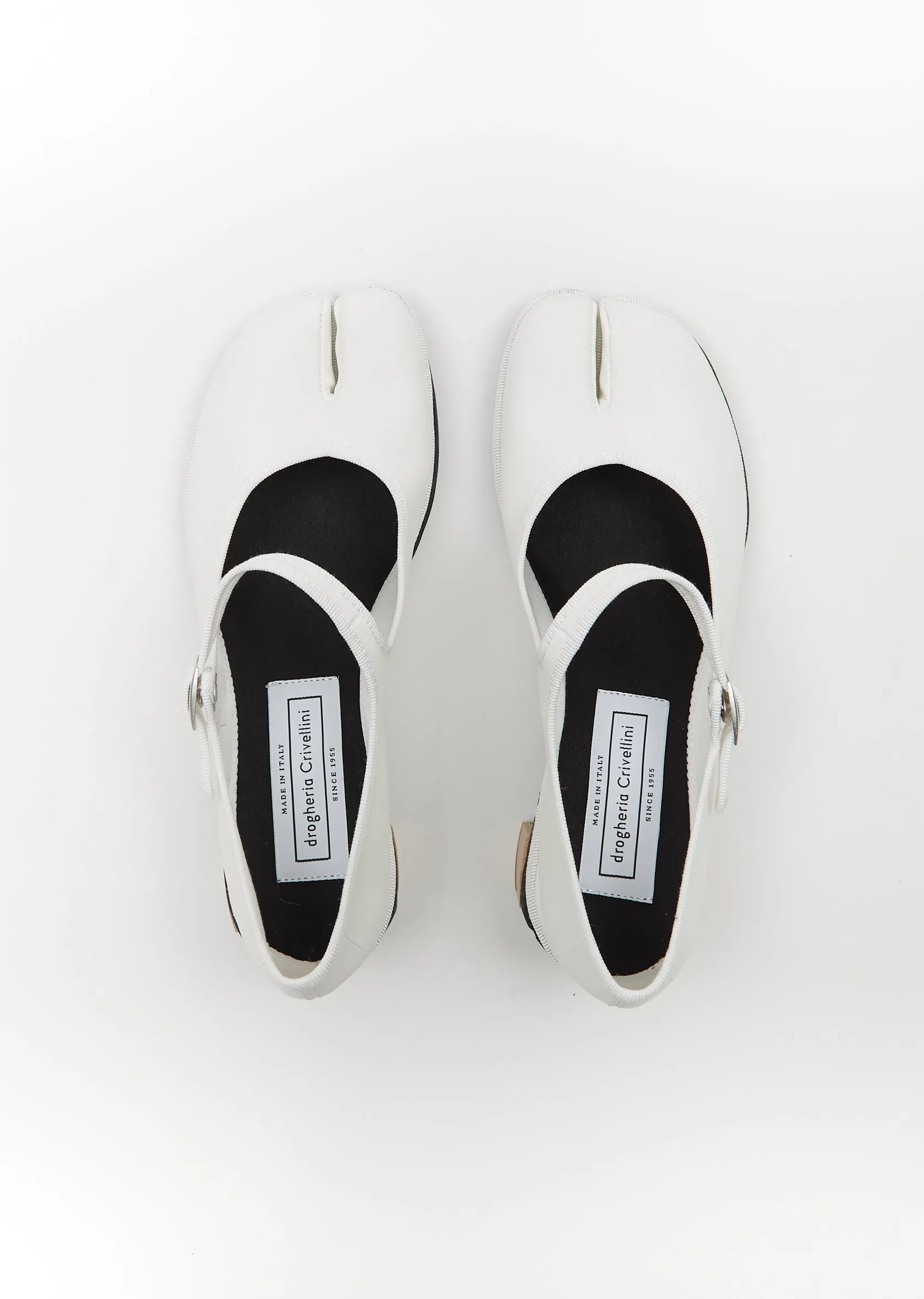Fu-Geta Tabi Mary Jane Nappa Ness — White sold by La Garconne product image thumbnail 4