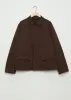 Men's Workwear Cotton Linen Jacket — Dark Coffee sold by La Garconne