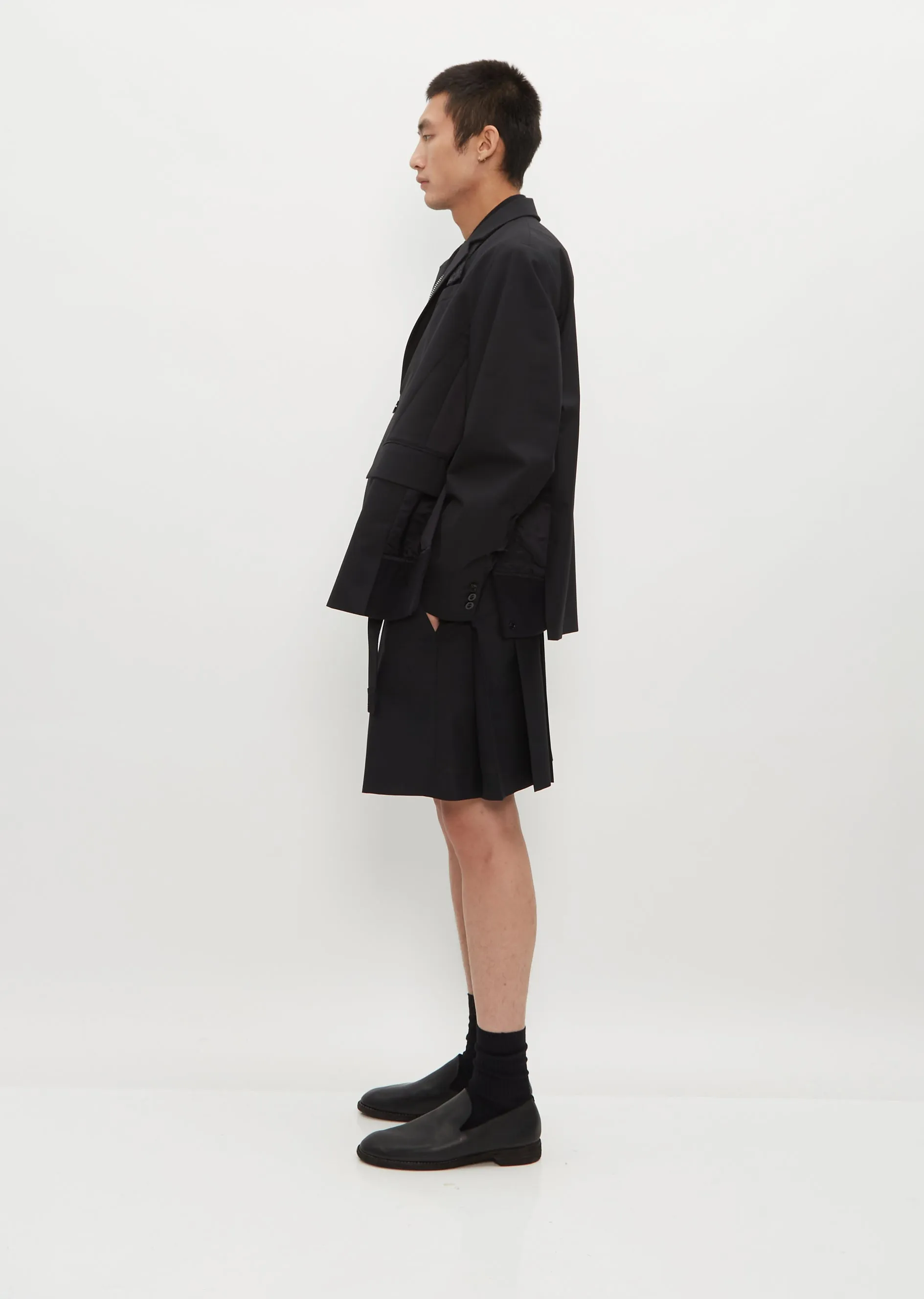 Suiting x Nylon Twill Jacket sold by La Garconne product image thumbnail 2