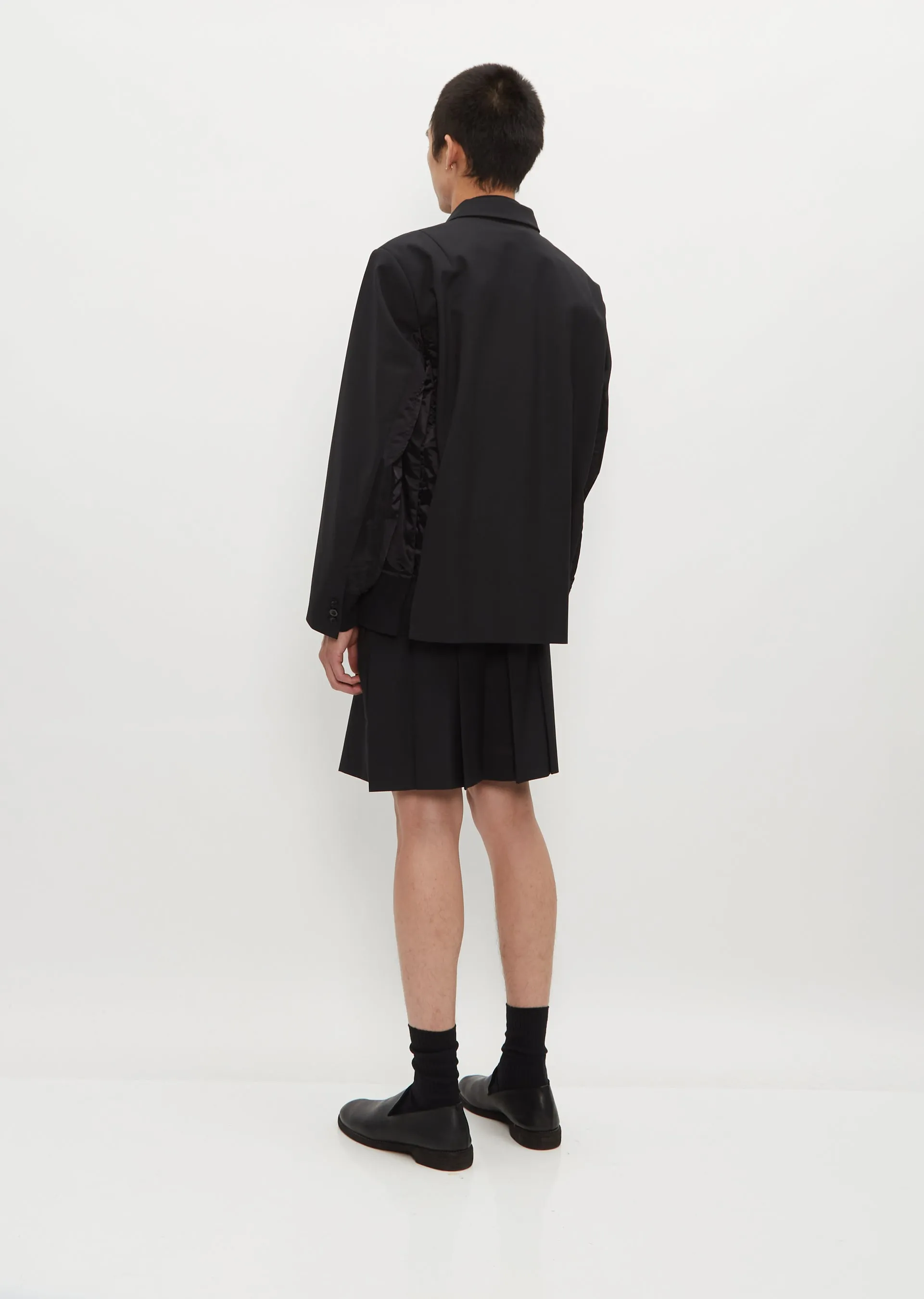 Suiting x Nylon Twill Jacket sold by La Garconne product image thumbnail 3