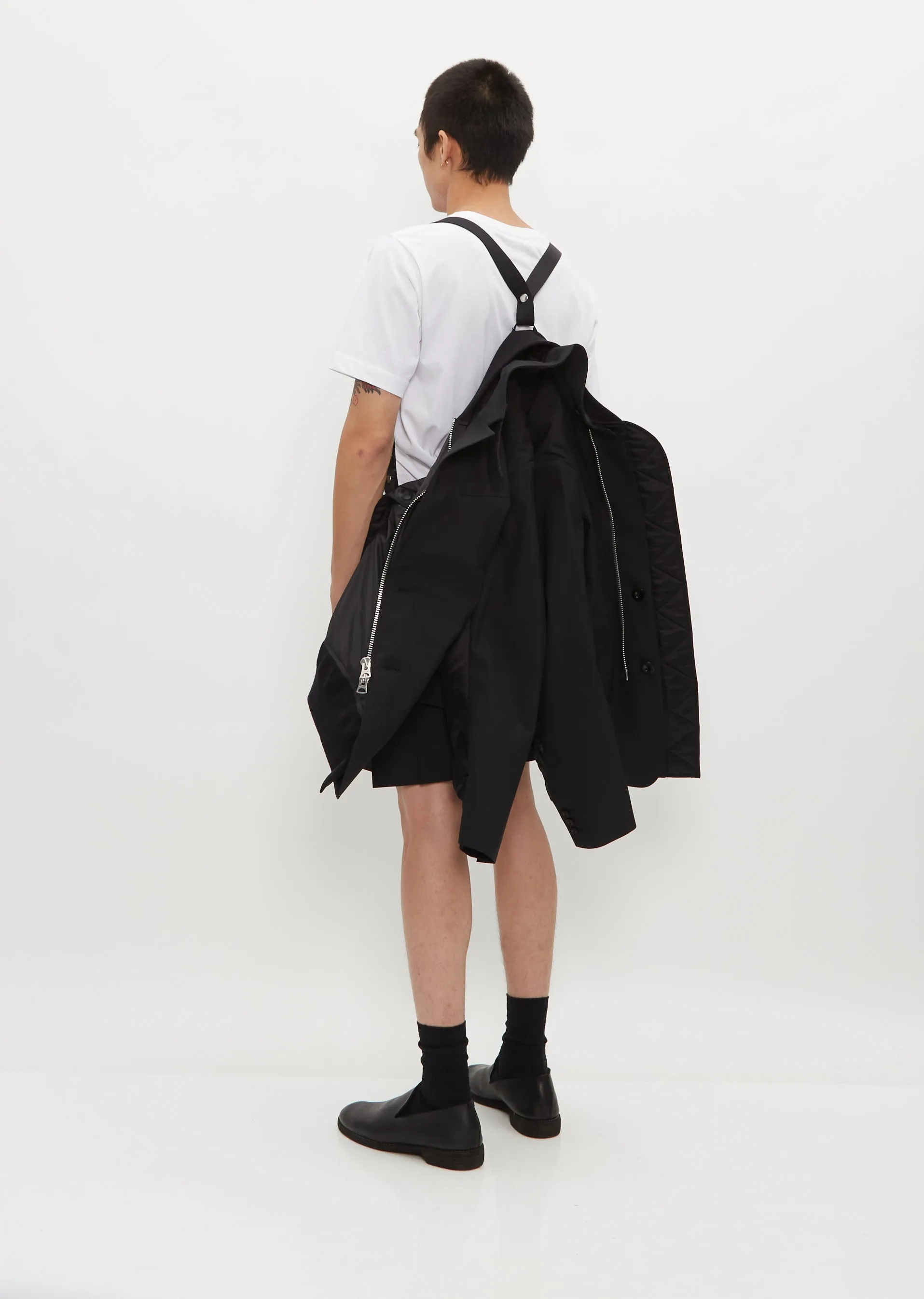 Suiting x Nylon Twill Jacket sold by La Garconne product image thumbnail 4