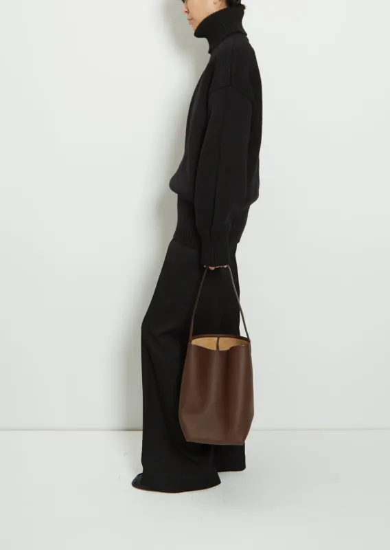 Medium N/S Park Tote — Chocolate sold by La Garconne