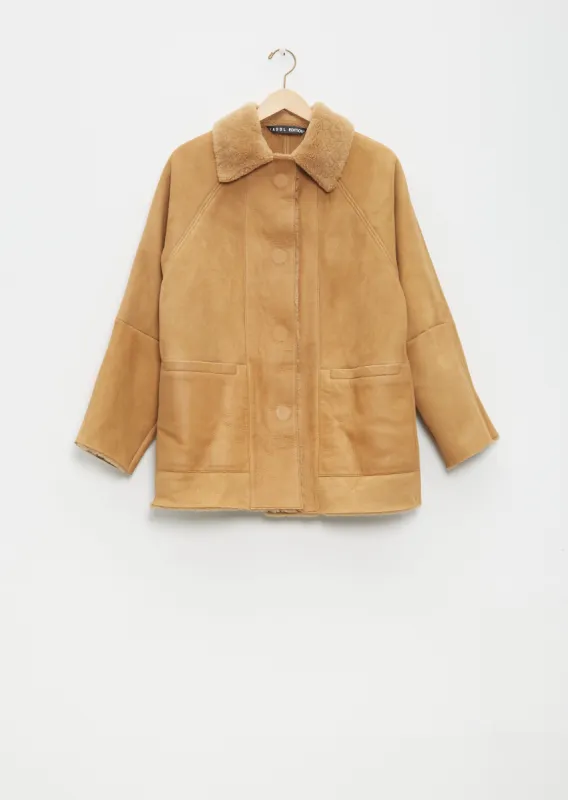 Original Hip Reversible Shearling Jacket sold by La Garconne