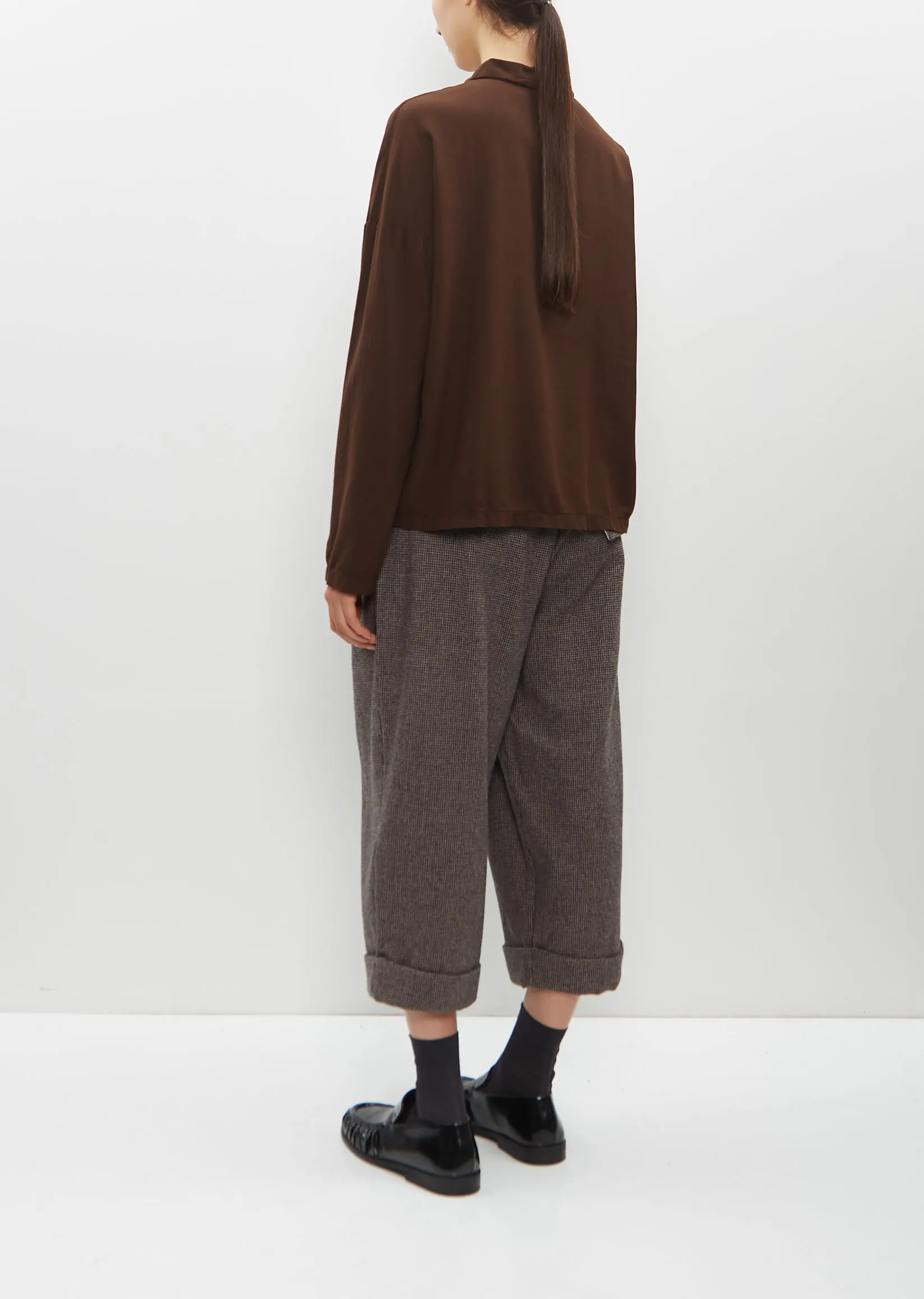 Short Collar Shirt TVC — Coffee sold by La Garconne product image thumbnail 3