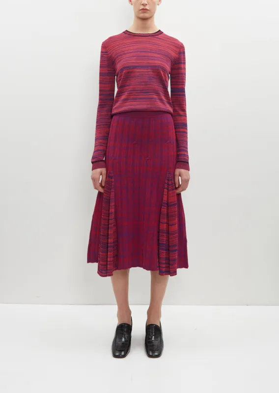Nile Viscose Knit Skirt sold by La Garconne