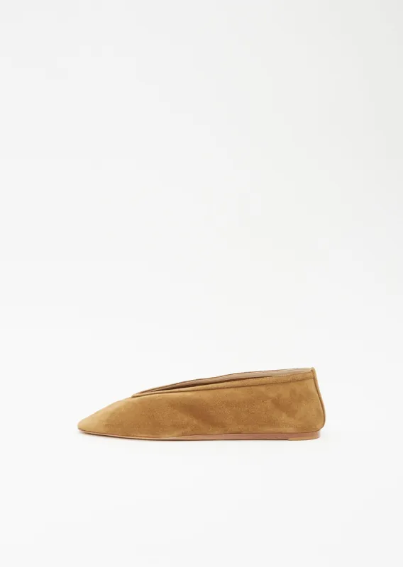 Suede Luna Slipper sold by La Garconne