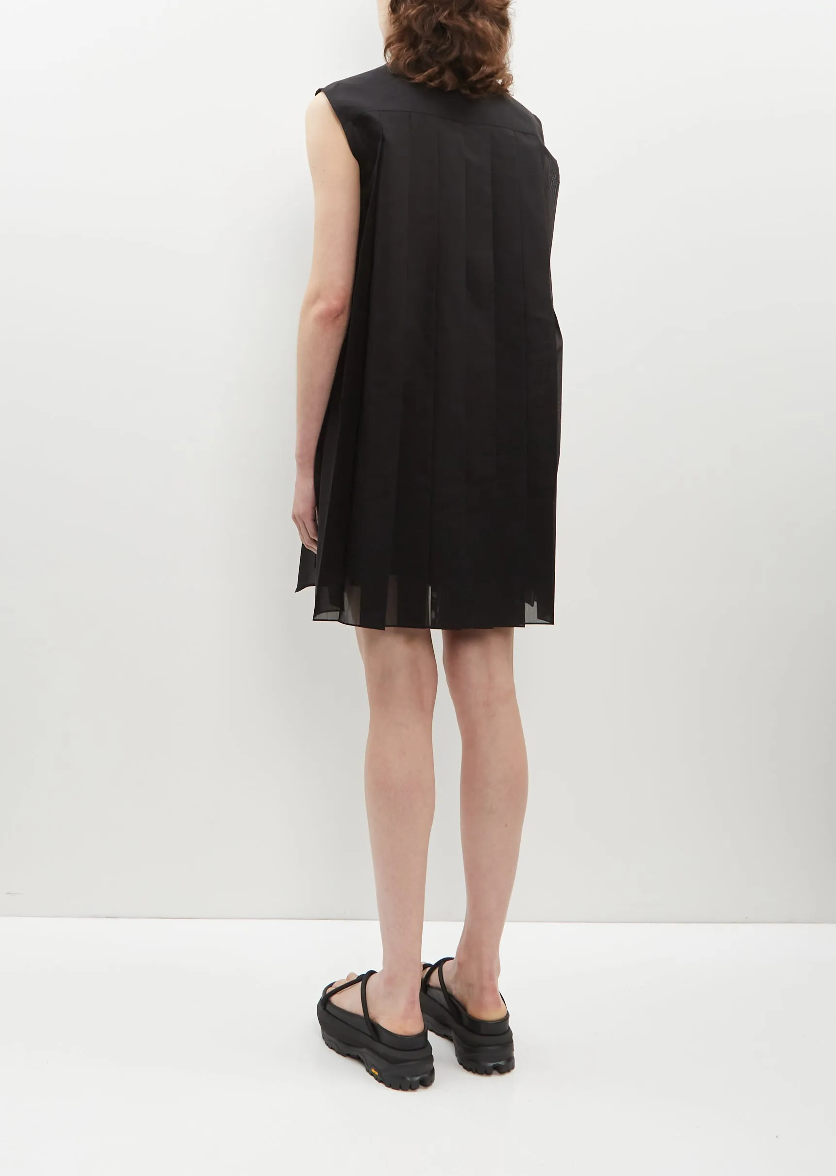 Back Pleat Voile Dress sold by La Garconne product image thumbnail 3